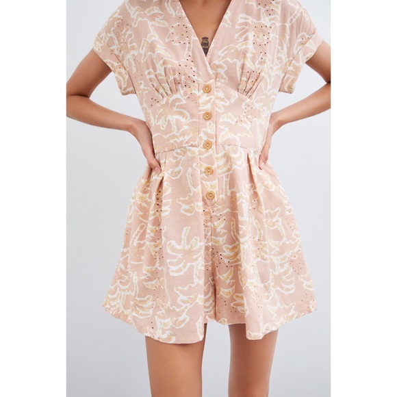 Zara Pants - NWT Zara Button Up Romper